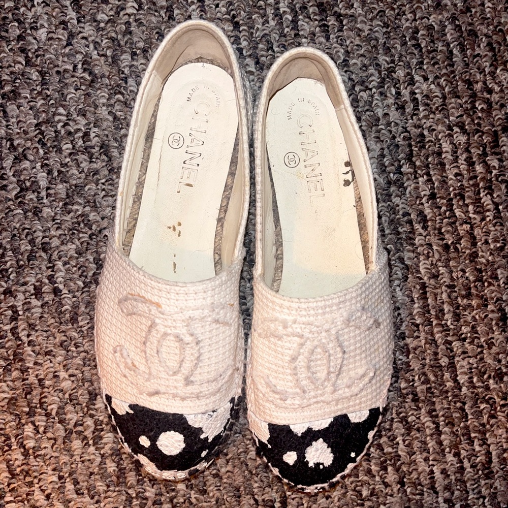 Chanel Espadrilles size 7 🤍🫶🏼